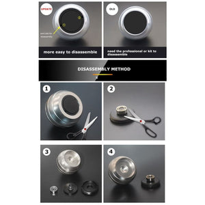 FlySpinner Ball - Boule rotatif gyroscope cinétique rond métal