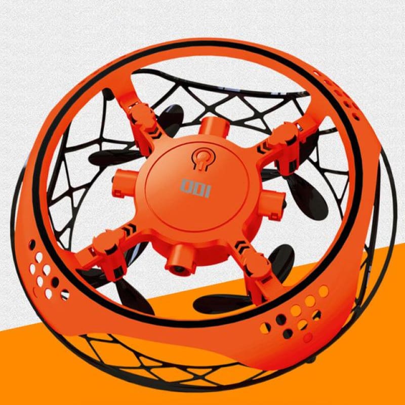 UFO Drone Infrared Sensing Control - orange